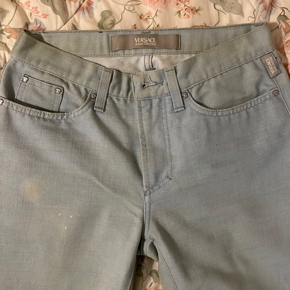 Baby Blue Vintage Versace Jeans